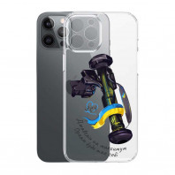 Патриотический чехол для iPhone 13 Pro с рисунком "Джавелін"